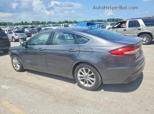3FA6P0MU0KR131702 2019 FORD FUSION Charcoal Rear left