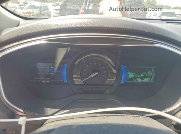 3FA6P0MU0KR131702 2019 FORD FUSION Charcoal Instrument cluster view