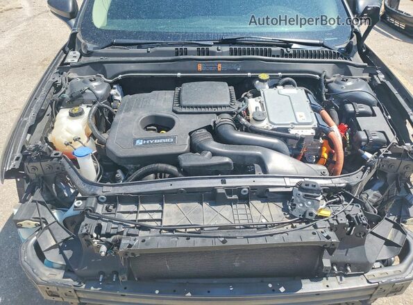 3FA6P0MU0KR131702 2019 FORD FUSION Charcoal Rear interior view