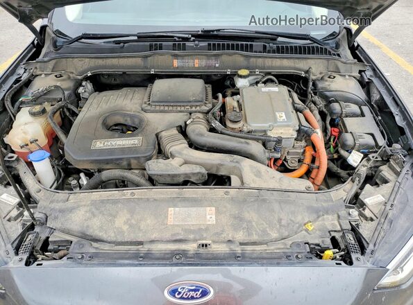 3FA6P0MU6KR141019 2019 FORD FUSION Gray უკანა სალონის ხედი