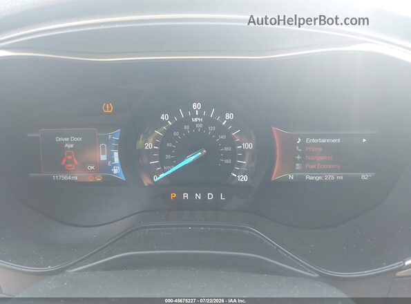 3FA6P0MU7KR139599 2019 FORD FUSION HYBRID White Vista de los asientos traseros
