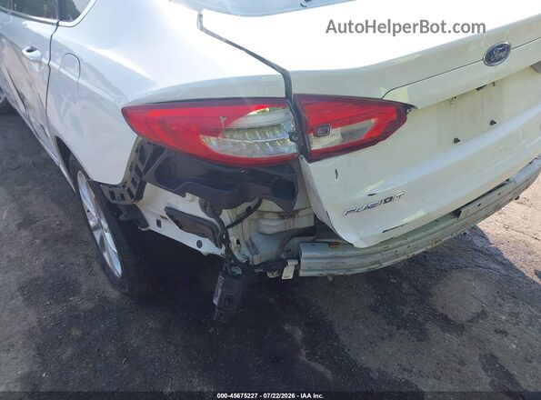 3FA6P0MU7KR139599 2019 FORD FUSION HYBRID White 