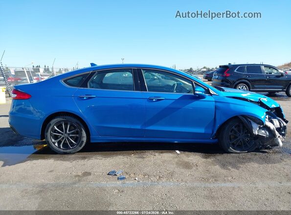 3FA6P0MUXLR234854 2020 FORD FUSION Blue 360 interior view