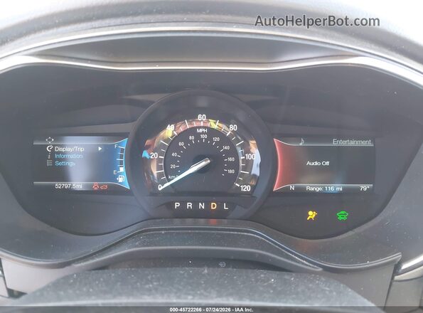 3FA6P0MUXLR234854 2020 FORD FUSION Blue Rear seats view