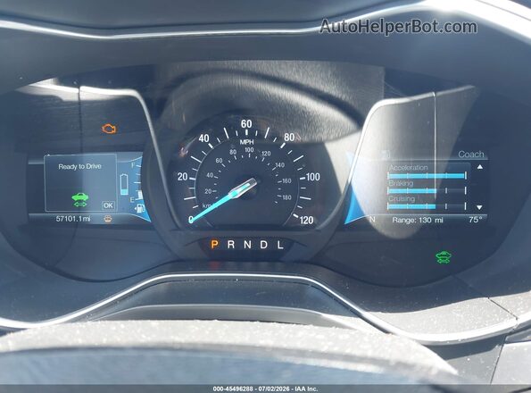 3FA6P0PU0JR273638 2018 FORD FUSION ENERGI Silver უკანა სავარძლების ხედი