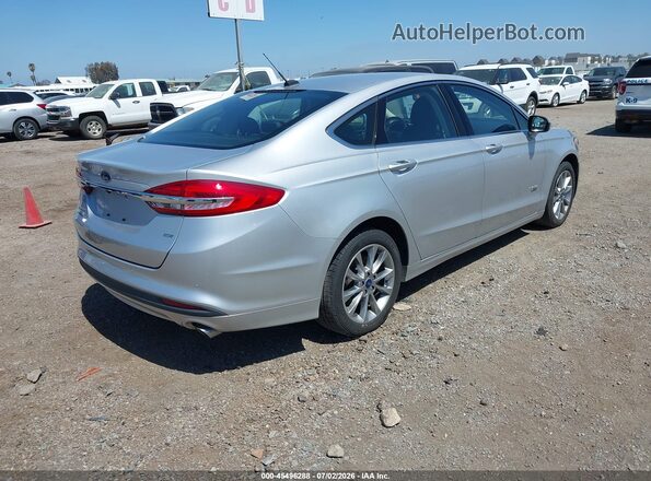 3FA6P0PU0JR273638 2018 FORD FUSION ENERGI Silver უკანა მარჯვენა