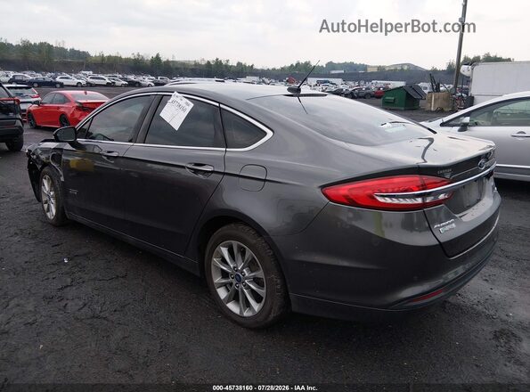 3FA6P0PU2HR329928 2017 FORD FUSION ENERGI Gray Trasero izquierdo