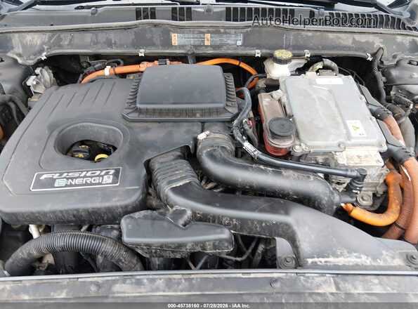 3FA6P0PU2HR329928 2017 FORD FUSION ENERGI Gray Vista trasera