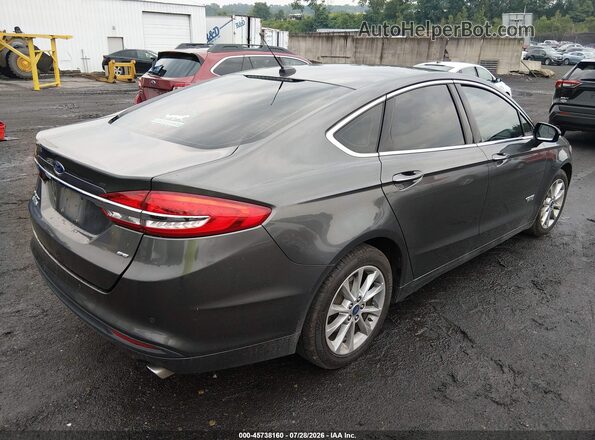 3FA6P0PU2HR329928 2017 FORD FUSION ENERGI Gray Trasero derecho