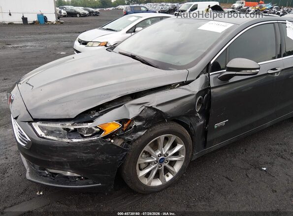 3FA6P0PU2HR329928 2017 FORD FUSION ENERGI Gray Vista frontal