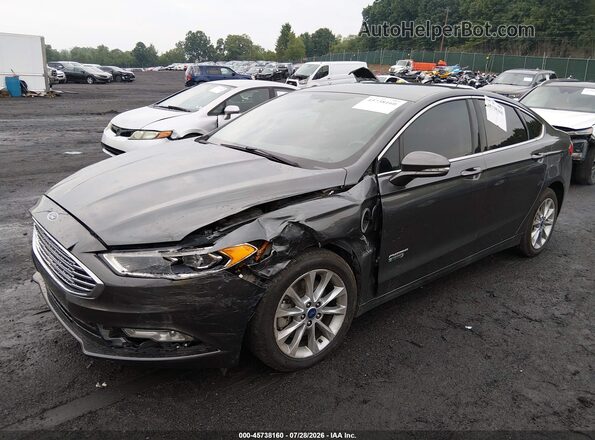 3FA6P0PU2HR329928 2017 FORD FUSION ENERGI Gray Vista tres cuartos delantera izquierda