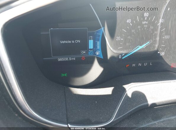 3FA6P0PU3GR154149 2016 FORD FUSION ENERGI Silver უკანა სავარძლების ხედი