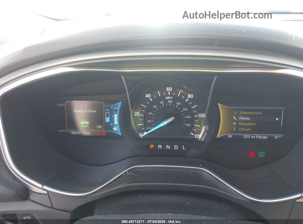3FA6P0PU3GR173302 2016 FORD FUSION ENERGI Silver Widok tylnych siedzeń