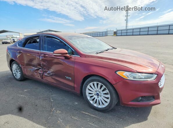 3FA6P0PU3GR187751 2016 FORD FUSION Maroon Передня права чверть