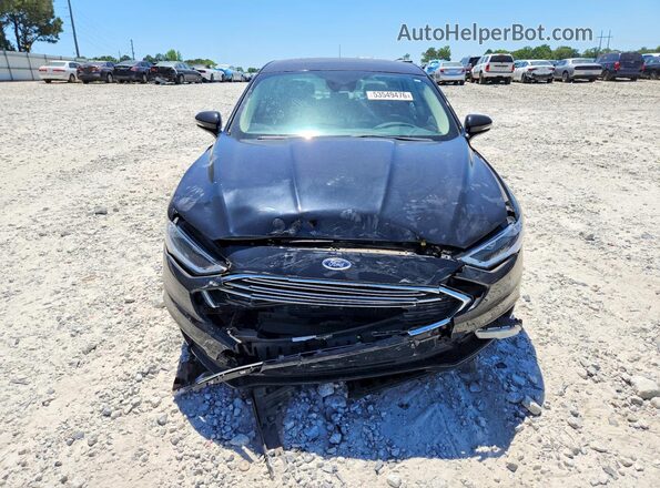 3FA6P0PU5HR160827 2017 FORD FUSION Black Դիմացի տեսք
