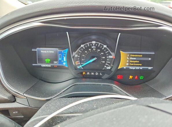 3FA6P0PU7HR321016 2017 FORD FUSION Gray Սարքավորումների վահանակի տեսք