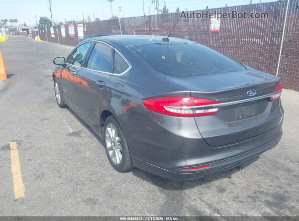 3FA6P0PU8HR329786 2017 FORD FUSION ENERGI Gray Tył lewy