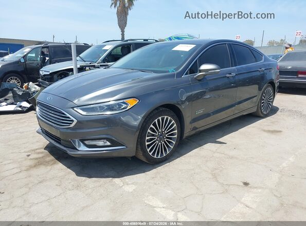 3FA6P0PU9HR306078 2017 FORD FUSION ENERGI Серый Передняя левая четверть