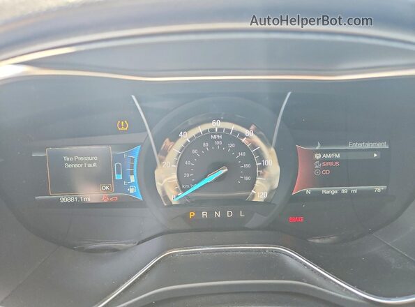 3FA6P0PU9JR110583 2018 FORD FUSION Silver ხელსაწყოთა პანელის ხედი