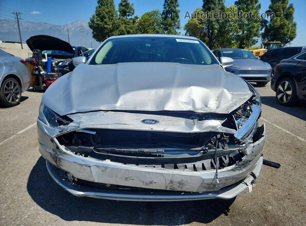 3FA6P0PU9JR110583 2018 FORD FUSION Silver წინა ხედი