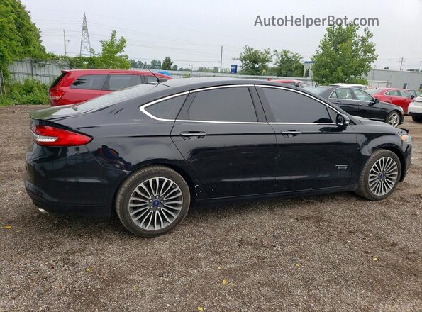 3FA6P0PU9JR130073 2018 FORD FUSION Black Задня права чверть