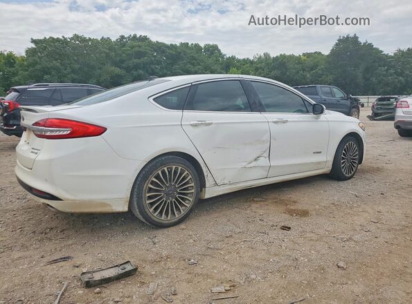 3FA6P0RU1JR151478 2018 FORD FUSION Белый Задняя правая четверть