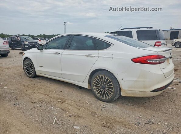 3FA6P0RU1JR151478 2018 FORD FUSION Белый Задняя левая четверть