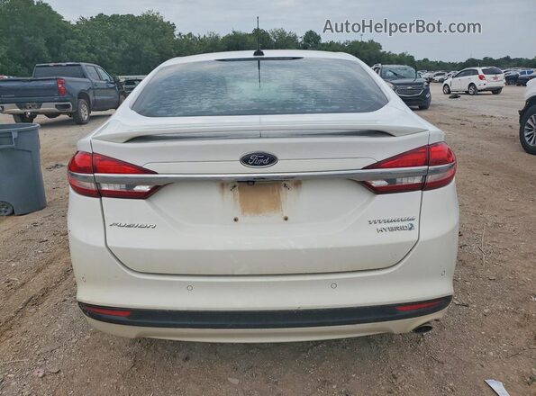 3FA6P0RU1JR151478 2018 FORD FUSION Белый Вид сзади