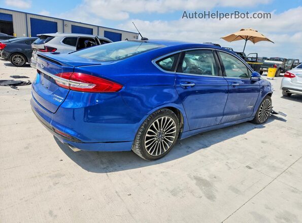 3FA6P0RU2HR399992 2017 FORD FUSION Blue Tył prawy