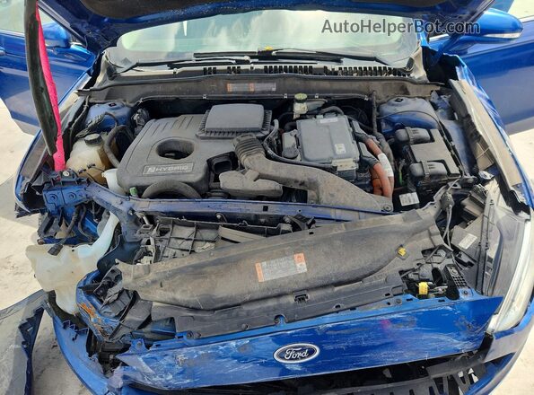 3FA6P0RU2HR399992 2017 FORD FUSION Blue Widok wnętrza z tyłu