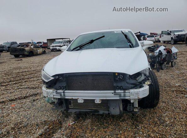 3FA6P0RU2JR155734 2018 FORD FUSION White წინა ხედი