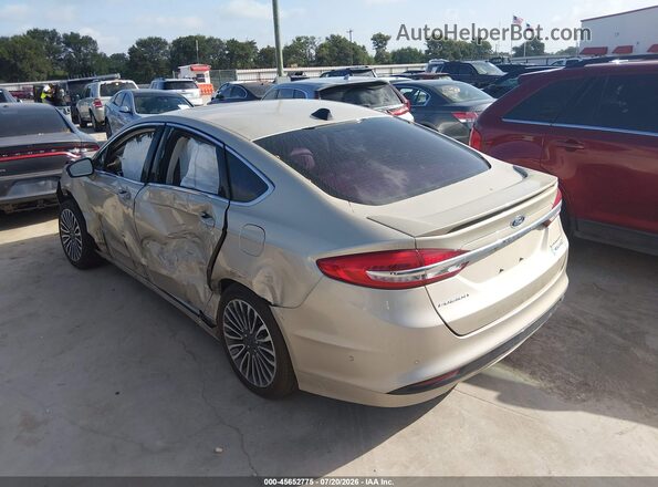 3FA6P0RU2JR161033 2018 FORD FUSION HYBRID Gold Tył lewy