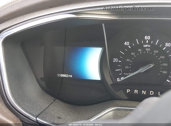 3FA6P0RU2JR161033 2018 FORD FUSION HYBRID Gold Widok tylnych siedzeń
