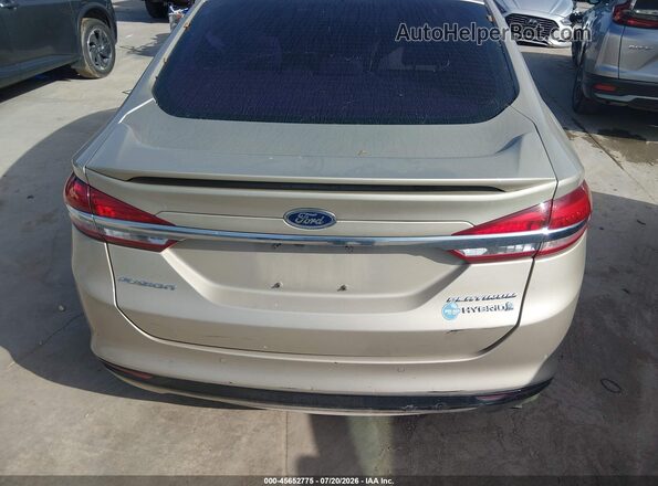 3FA6P0RU2JR161033 2018 FORD FUSION HYBRID Gold 