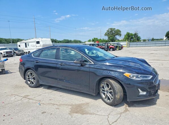 3FA6P0RU2LR129881 2020 FORD FUSION Black Przód prawy