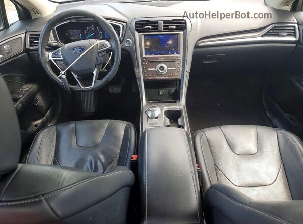 3FA6P0RU2LR129881 2020 FORD FUSION Black Widok deski rozdzielczej