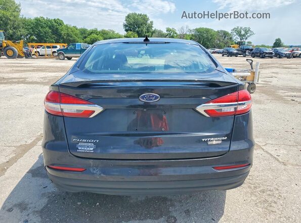 3FA6P0RU2LR129881 2020 FORD FUSION Black Widok z tyłu