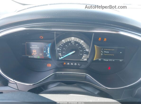 3FA6P0RU3JR205945 2018 FORD FUSION HYBRID Silver Vista de los asientos traseros