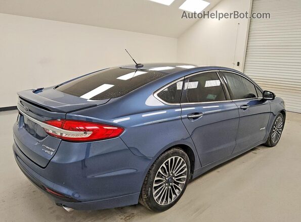 3FA6P0RU3JR234443 2018 FORD FUSION Blue უკანა მარჯვენა