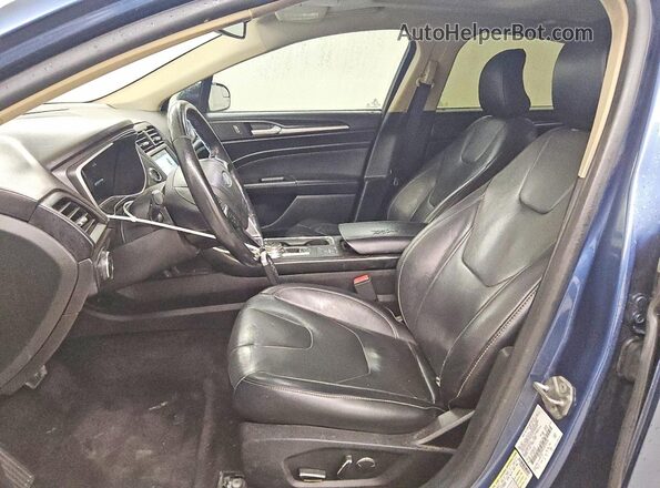 3FA6P0RU3JR234443 2018 FORD FUSION Blue წინა სალონის ხედი