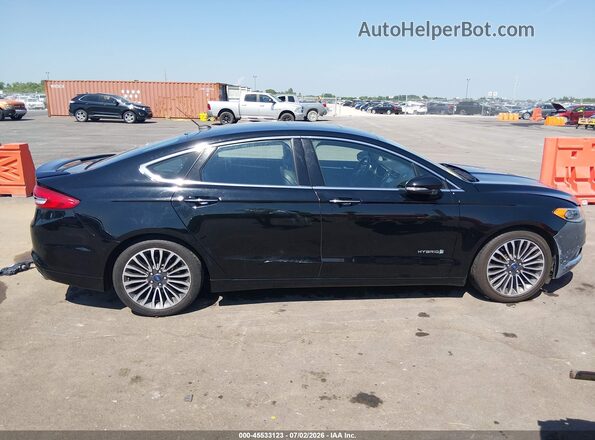 3FA6P0RU3JR248357 2018 FORD FUSION HYBRID Black 360 interior view