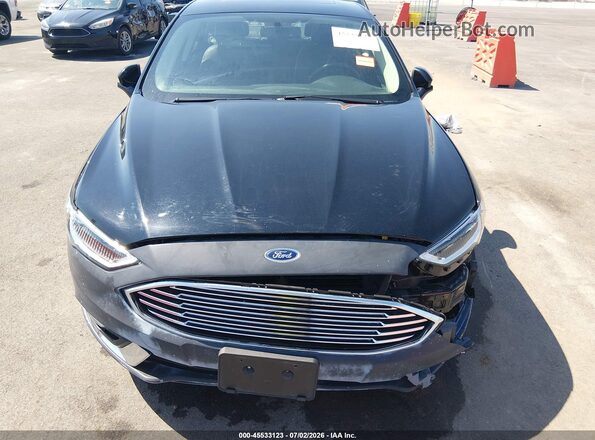 3FA6P0RU3JR248357 2018 FORD FUSION HYBRID Black Rear interior view