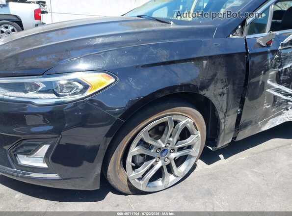 3FA6P0RU3LR170990 2020 FORD FUSION Black Widok zestawu wskaźników