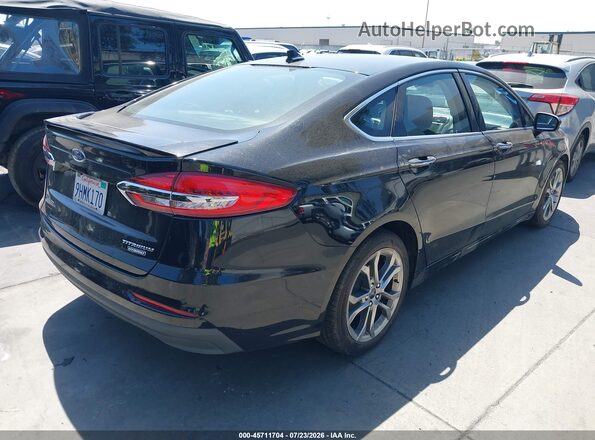 3FA6P0RU3LR170990 2020 FORD FUSION Black Tył prawy