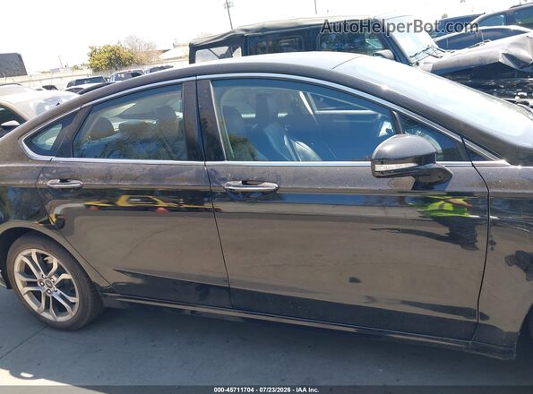 3FA6P0RU3LR170990 2020 FORD FUSION Black Widok wnętrza 360 stopni