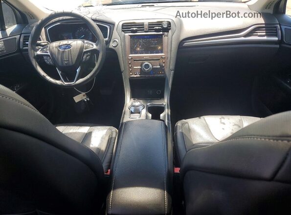 3FA6P0RU3LR206192 2020 FORD FUSION Black Front interior view