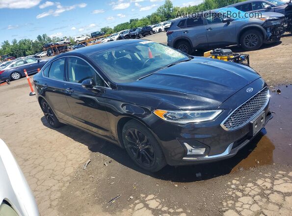 3FA6P0RU3LR206192 2020 FORD FUSION Black Front right