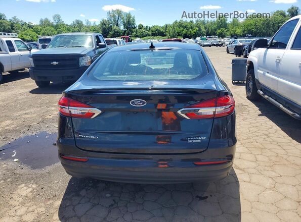 3FA6P0RU3LR206192 2020 FORD FUSION Black Front view