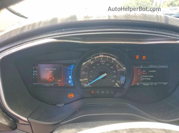 3FA6P0RU3LR206192 2020 FORD FUSION Black Dashboard view