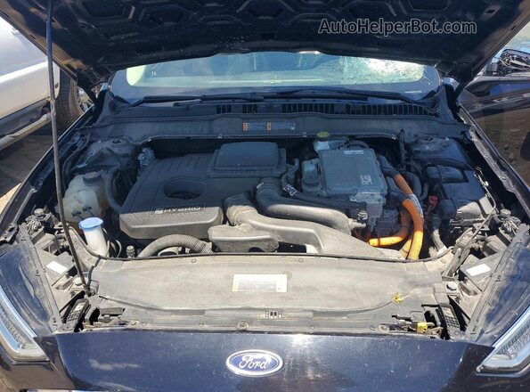 3FA6P0RU3LR206192 2020 FORD FUSION Black Rear seats view